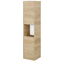 Dřevojas - Vysoká skříň BONO SVD2O 35 - D15 Nebraska / Úchytka T34 - nerez / D15 Nebraska / Levé (204358KL)