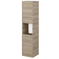 Dřevojas - Vysoká skříň BONO SVD2O 35 - D17 Colorado / Úchytka T34 - nerez / D17 Colorado / Levé (351335KL)