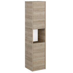 Dřevojas - Vysoká skříň BONO SVD2O 35 - D17 Colorado / Úchytka T34 - nerez / D17 Colorado / Pravé (351335KP)