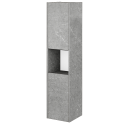 Dřevojas - Vysoká skříň BONO SVD2O 35 - D20 Galaxy / Úchytka T33 - černá mat / D20 Galaxy / Levé (351342JL)