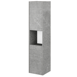 Dřevojas - Vysoká skříň BONO SVD2O 35 - D20 Galaxy / Úchytka T34 - nerez / D20 Galaxy / Levé (351342KL)