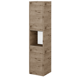 Dřevojas - Vysoká skříň BONO SVD2O 35 - D23 Herkules / Úchytka T33 - černá mat / D23 Herkules / Levé (449742JL)