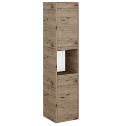 Dřevojas - Vysoká skříň BONO SVD2O 35 - D23 Herkules / Úchytka T33 - černá mat / D23 Herkules / Pravé (449742JP)