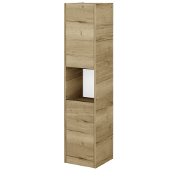 Dřevojas - Vysoká skříň BONO SVD2O 35 - D26 Ontario / Úchytka T33 - černá mat / D26 Ontario / Levé (449711JL)