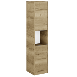 Dřevojas - Vysoká skříň BONO SVD2O 35 - D26 Ontario / Úchytka T34 - nerez / D26 Ontario / Pravé (449711KP)