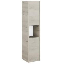 Dřevojas - Vysoká skříň BONO SVD2O 35 - D28 Alberta / Úchytka T34 - nerez / D28 Alberta / Pravé (449698KP)