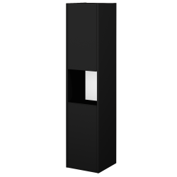 Dřevojas - Vysoká skříň BONO SVD2O 35 - N03 Graphite / Úchytka T33 / N03 Graphite / Levé (351502J)