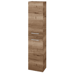 Dřevojas - Vysoká skříň DOOR SV1D2 35 - D21 Tobacco / Úchytka T04 / D21 Tobacco / Levé (341640E)