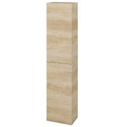 Dřevojas - Vysoká skříň DOS SV1D2 35 - D15 Nebraska / Bez úchytky T31 / D15 Nebraska / Levé (210151D)