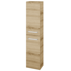 Dřevojas - Vysoká skříň DOS SV1D2 35 - D22 Karamel / Úchytka T01 / D22 Karamel / Levé (460648A)