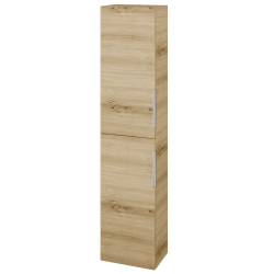 Dřevojas - Vysoká skříň DOS SV1D2 35 - D22 Karamel / Úchytka T05 / D22 Karamel / Levé (460648F)