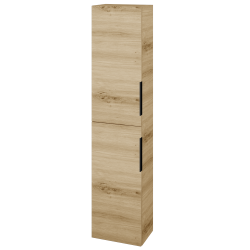 Dřevojas - Vysoká skříň DOS SV1D2 35 - D22 Karamel / Úchytka T07 / D22 Karamel / Levé (460648I)