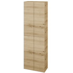 Dřevojas - Vysoká skříň DOS SV1D4 50 - D22 Karamel / Bez úchytky T31 / D22 Karamel (458676D)