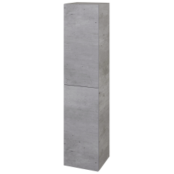 Dřevojas - Vysoká skříň DOS SVD2 35 - D01 Beton / Bez úchytky T31 / D01 Beton / Pravé (62807DP)