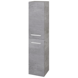Dřevojas - Vysoká skříň DOS SVD2 35 - D01 Beton / Úchytka T01 / D01 Beton / Levé (62807AL)