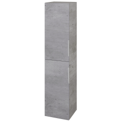 Dřevojas - Vysoká skříň DOS SVD2 35 - D01 Beton / Úchytka T05 / D01 Beton / Pravé (62807FP)