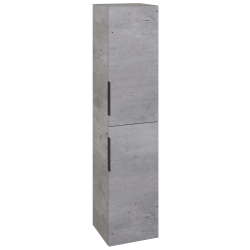 Dřevojas - Vysoká skříň DOS SVD2 35 - D01 Beton / Úchytka T07 / D01 Beton / Pravé (62807IP)