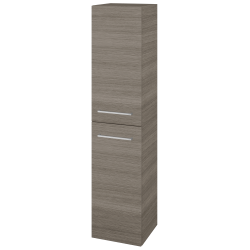 Dřevojas - Vysoká skříň DOS SVD2 35 - D03 Cafe / Úchytka T04 / D03 Cafe / Pravé (65761EP)