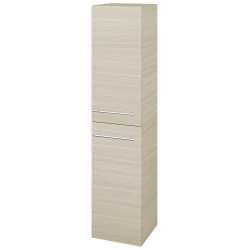 Dřevojas - Vysoká skříň DOS SVD2 35 - D04 Dub / Úchytka T02 / D04 Dub / Levé (64108B)