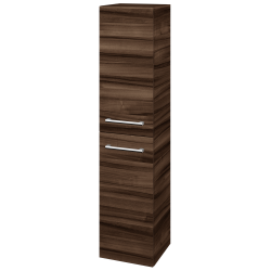 Dřevojas - Vysoká skříň DOS SVD2 35 - D06 Ořech / Úchytka T03 / D06 Ořech / Pravé (64115CP)