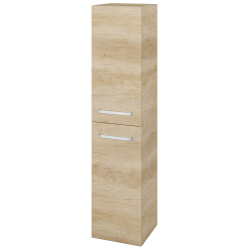 Dřevojas - Vysoká skříň DOS SVD2 35 - D15 Nebraska / Úchytka T01 / D15 Nebraska / Levé (172343A)