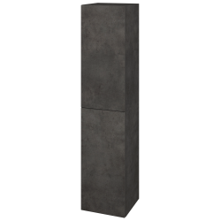 Dřevojas - Vysoká skříň DOS SVD2 35 - D16  Beton tmavý / Bez úchytky T31 / D16 Beton tmavý / Levé (210359D)