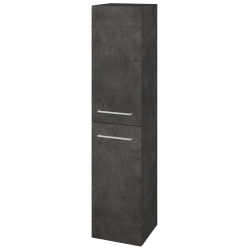 Dřevojas - Vysoká skříň DOS SVD2 35 - D16  Beton tmavý / Úchytka T04 / D16 Beton tmavý / Levé (210359E)