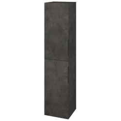 Dřevojas - Vysoká skříň DOS SVD2 35 - D16  Beton tmavý / Úchytka T07 / D16 Beton tmavý / Levé (210359I)