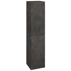 Dřevojas - Vysoká skříň DOS SVD2 35 - D16  Beton tmavý / Úchytka T07 / D16 Beton tmavý / Pravé (210359IP)
