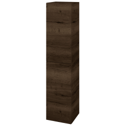 Dřevojas - Vysoká skříň DOS SVD2 35 - D21 Tobacco / Bez úchytky T31 / D21 Tobacco / Pravé (280055DP)