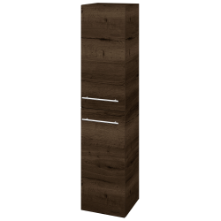 Dřevojas - Vysoká skříň DOS SVD2 35 - D21 Tobacco / Úchytka T02 / D21 Tobacco / Pravé (280055BP)