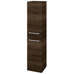 Dřevojas - Vysoká skříň DOS SVD2 35 - D21 Tobacco / Úchytka T03 / D21 Tobacco / Pravé (280055CP)