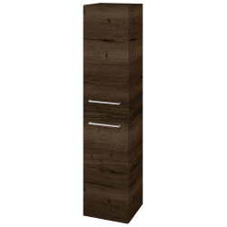 Dřevojas - Vysoká skříň DOS SVD2 35 - D21 Tobacco / Úchytka T04 / D21 Tobacco / Pravé (280055EP)