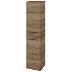 Dřevojas - Vysoká skříň DOS SVD2 35 - D21 Tobacco / Úchytka T06 / D21 Tobacco / Levé (280055H)