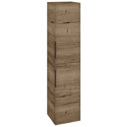 Dřevojas - Vysoká skříň DOS SVD2 35 - D21 Tobacco / Úchytka T07 / D21 Tobacco / Pravé (280055IP)