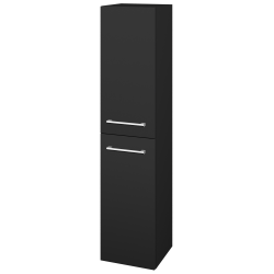 Dřevojas - Vysoká skříň DOS SVD2 35 - L03 Antracit vysoký lesk / Úchytka T03 / L03 Antracit vysoký lesk / Levé (64122C)