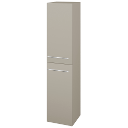 Dřevojas - Vysoká skříň DOS SVD2 35 - L04 Béžová vysoký lesk / Úchytka T02 / L04 Béžová vysoký lesk / Levé (116699B)