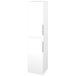 Dřevojas - Vysoká skříň DOS SVD2 35 - M01 Bílá mat / Úchytka T05 / M01 Bílá mat / Pravé (210373FP)