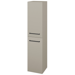 Dřevojas - Vysoká skříň DOS SVD2 35 - M05 Béžová mat / Úchytka T06 / M05 Béžová mat / Levé (210380H)