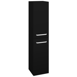 Dřevojas - Vysoká skříň DOS SVD2 35 - M17 Černá mat / Úchytka T01 / M17 Černá mat / Pravé (460396AP)