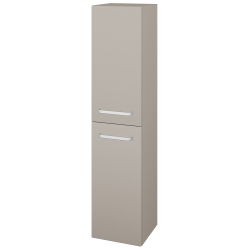 Dřevojas - Vysoká skříň DOS SVD2 35 - N07 Stone / Úchytka T01 / N07 Stone / Levé (210496A)