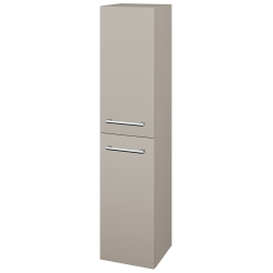 Dřevojas - Vysoká skříň DOS SVD2 35 - N07 Stone / Úchytka T03 / N07 Stone / Pravé (210496CP)