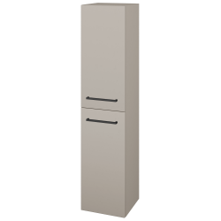 Dřevojas - Vysoká skříň DOS SVD2 35 - N07 Stone / Úchytka T06 / N07 Stone / Levé (210496H)