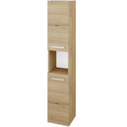 Dřevojas - Vysoká skříň DOS SVD2O 35 - D22 Karamel / Úchytka T01 / D22 Karamel / Levé (460822A)