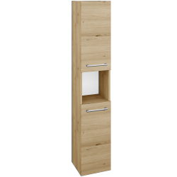 Dřevojas - Vysoká skříň DOS SVD2O 35 - D22 Karamel / Úchytka T03 / D22 Karamel / Pravé (460822CP)