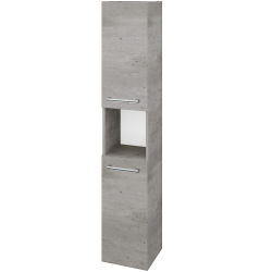 Dřevojas - Vysoká skříň DOS SVD2O 35 - D27 Cognac / Úchytka T03 / D27 Cognac / Levé (460778C)