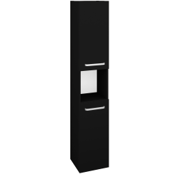 Dřevojas - Vysoká skříň DOS SVD2O 35 - M17 Černá mat / Úchytka T01 / M17 Černá mat / Pravé (460747AP)