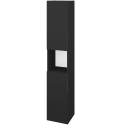 Dřevojas - Vysoká skříň DOS SVD2O 35 - N03 Graphite / Úchytka T07 / N03 Graphite / Levé (280574I)