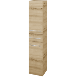 Dřevojas - Vysoká skříň DOS SVD2Z 35 - D22 Karamel / Úchytka T02 / D22 Karamel / Levé (460136B)