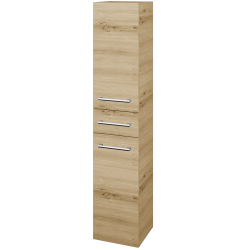 Dřevojas - Vysoká skříň DOS SVD2Z 35 - D22 Karamel / Úchytka T03 / D22 Karamel / Levé (460136C)